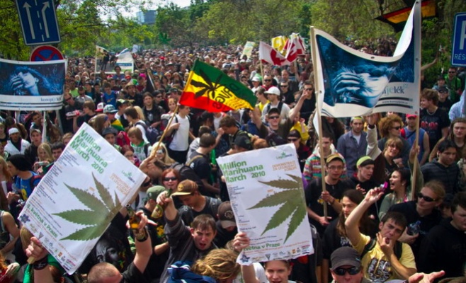 Шествие за легализацию марихуаны Million Marihuana March 2016