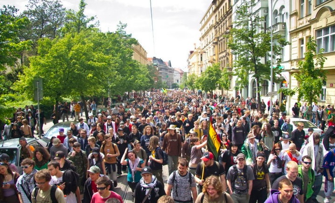 Шествие за легализацию марихуаны Million Marihuana March 2016