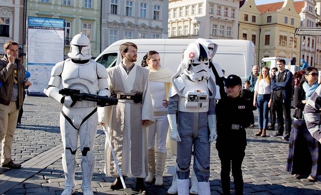 В Праге состоялось шествие поклонников «Звёздных войн»