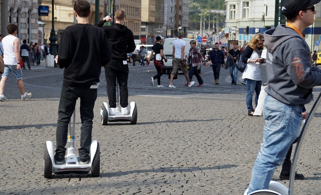 Прага планирует запретить сегвеи в центре города