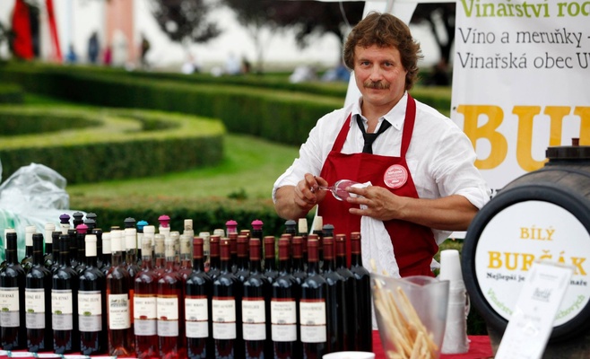 Сбор винограда в Тройском замке