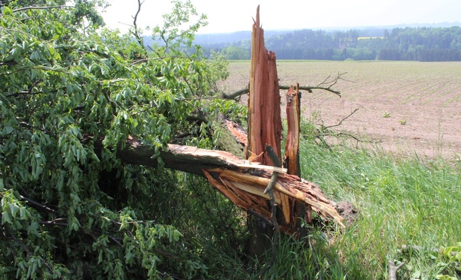 Град в Чехии испортил автомобили и ломал мебель. Надвигается ещё одна буря