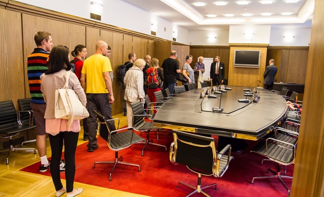 День открытых дверей в Чешском национальном банке