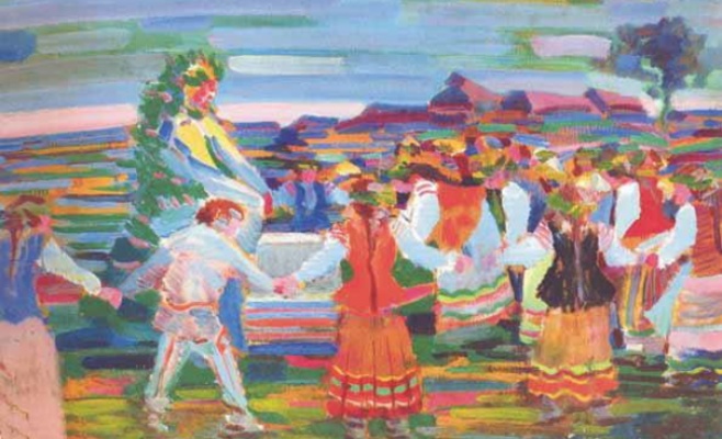 Летний праздник Купалье в Праге