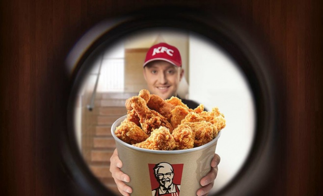 Компания KFC улучшила сервис доставки еды на дом