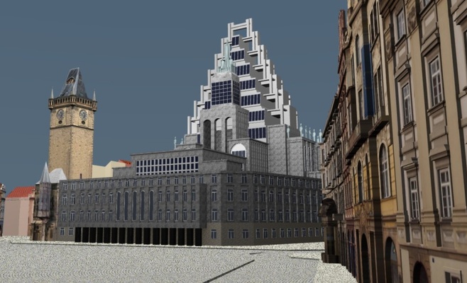 Достройка Староместской ратуши: невероятные предложения архитекторов