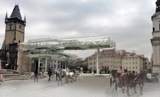 Достройка Староместской ратуши: невероятные предложения архитекторов