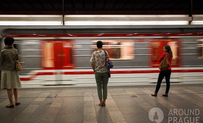В Праге временно не работало метро