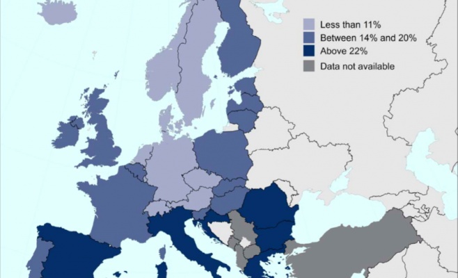 Молодежь какой страны ЕС самая ленивая?