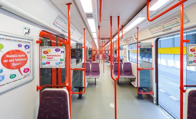 В пражском метро впервые появятся пластмассовые сиденья
