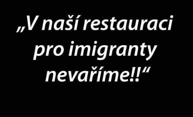 В Чехии ресторан оштрафовали на 30 тыс. крон за отказ обслуживать беженцев